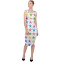 Star-pattern-design-decoration Sleeveless Pencil Dress View3