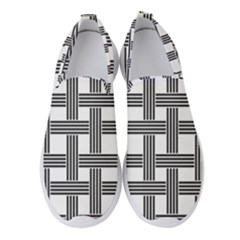 Seamless-stripe-pattern-lines Women s Slip On Sneakers by Semog4