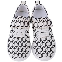 Diagonal-stripe-pattern Women s Velcro Strap Shoes by Semog4