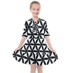 Pattern-floral-repeating Kids  All Frills Chiffon Dress by Semog4