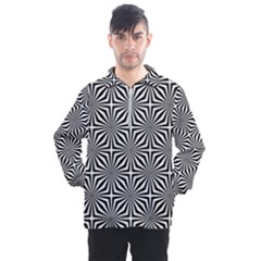 Background-pattern-halftone Men s Half Zip Pullover by Semog4