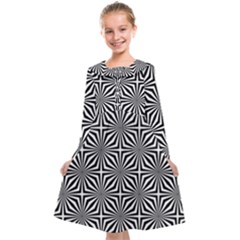 Background-pattern-halftone Kids  Midi Sailor Dress by Semog4