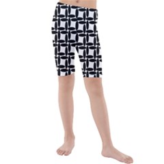 Ellipse-pattern-background Kids  Mid Length Swim Shorts by Semog4