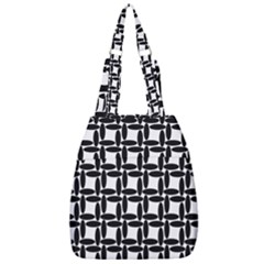 Ellipse-pattern-background Center Zip Backpack by Semog4