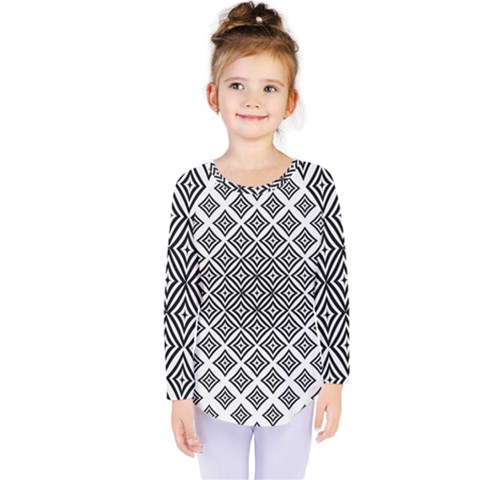 Background-pattern-halftone-- Kids  Long Sleeve Tee by Semog4