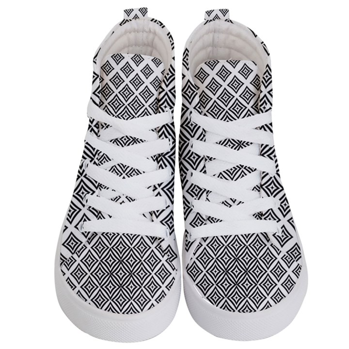 Background-pattern-halftone-- Kids  Hi-Top Skate Sneakers