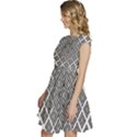 Background-pattern-halftone-- Cap Sleeve High Waist Dress View2