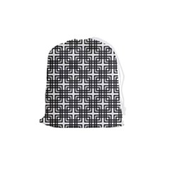 Pattern-vector-halftone-wallpaper Drawstring Pouch (medium) by Semog4