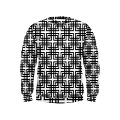 Pattern-vector-halftone-wallpaper Kids  Sweatshirt by Semog4