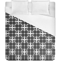 Pattern-vector-halftone-wallpaper Duvet Cover (california King Size) by Semog4