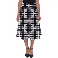 Pattern-vector-halftone-wallpaper Perfect Length Midi Skirt by Semog4