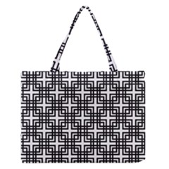 Pattern-vector-halftone-wallpaper Zipper Medium Tote Bag by Semog4