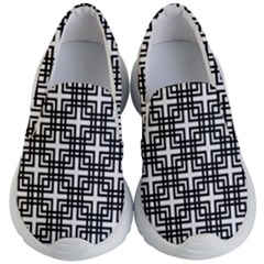 Pattern-vector-halftone-wallpaper Kids Lightweight Slip Ons by Semog4