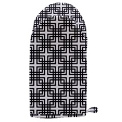 Pattern-vector-halftone-wallpaper Microwave Oven Glove