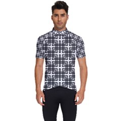 Pattern-vector-halftone-wallpaper Men s Short Sleeve Cycling Jersey by Semog4