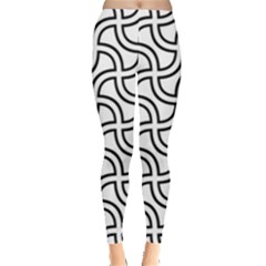 Pattern-monochrome-repeat- Leggings  by Semog4