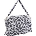 Pattern-monochrome-repeat- Canvas Crossbody Bag View1