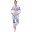 Dots-pointillism-abstract-chevron Women s Tracksuit View1