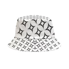 Star-curved-pattern-monochrome Inside Out Bucket Hat by Semog4