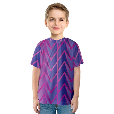 Geometric-background-abstract Kids  Sport Mesh Tee by Semog4