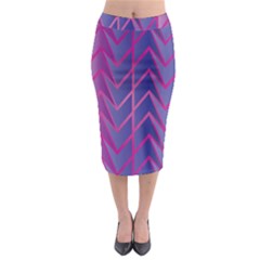 Geometric-background-abstract Midi Pencil Skirt by Semog4