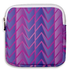 Geometric-background-abstract Mini Square Pouch by Semog4