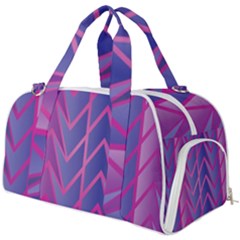 Geometric-background-abstract Burner Gym Duffel Bag by Semog4