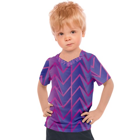 Geometric-background-abstract Kids  Sports Tee by Semog4