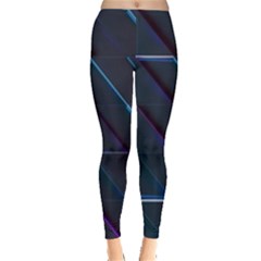 Glass-scifi-violet-ultraviolet Leggings  by Semog4