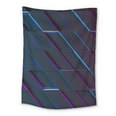 Glass-scifi-violet-ultraviolet Medium Tapestry