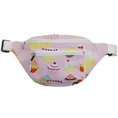 Cupcakes Wallpaper Paper Background Fanny Pack by Semog4