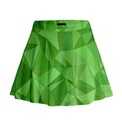 Mosaic-tile-geometrical-abstract Mini Flare Skirt by Semog4