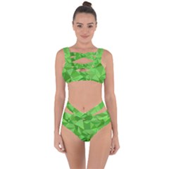 Mosaic-tile-geometrical-abstract Bandaged Up Bikini Set  by Semog4