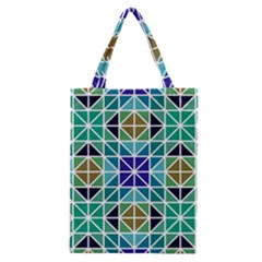 Mosaic-triangle-symmetry- Classic Tote Bag