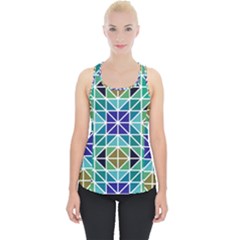 Mosaic-triangle-symmetry- Piece Up Tank Top by Semog4