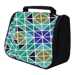 Mosaic-triangle-symmetry- Full Print Travel Pouch (small) by Semog4