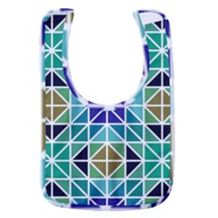 Mosaic-triangle-symmetry- Baby Bib by Semog4