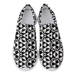 Geometric-tile-background Women s Slip On Sneakers by Semog4