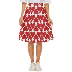 Hearts-pattern-seamless-red-love Classic Short Skirt by Semog4