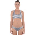 Ellipse-pattern-ellipse-dot-pattern Cross Back Hipster Bikini Set View1