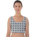 Ellipse-pattern-ellipse-dot-pattern Velvet Crop Top View1