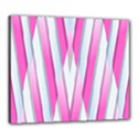 Geometric-3d-design-pattern-pink Canvas 24  x 20  (Stretched) View1