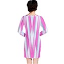 Geometric-3d-design-pattern-pink Long Sleeve Nightdress View2