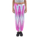 Geometric-3d-design-pattern-pink Women s Jogger Sweatpants View1