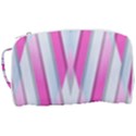 Geometric-3d-design-pattern-pink Toiletries Pouch View3