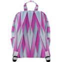 Geometric-3d-design-pattern-pink Zip Up Backpack View3