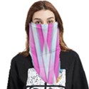 Geometric-3d-design-pattern-pink Face Covering Bandana (Triangle) View1