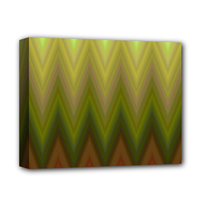 Zig zag chevron classic pattern Deluxe Canvas 14  x 11  (Stretched)