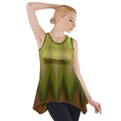 Zig Zag Chevron Classic Pattern Side Drop Tank Tunic by Semog4