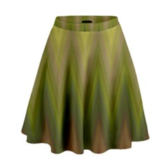 Zig Zag Chevron Classic Pattern High Waist Skirt by Semog4